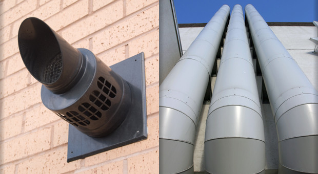 wall mounted flue
