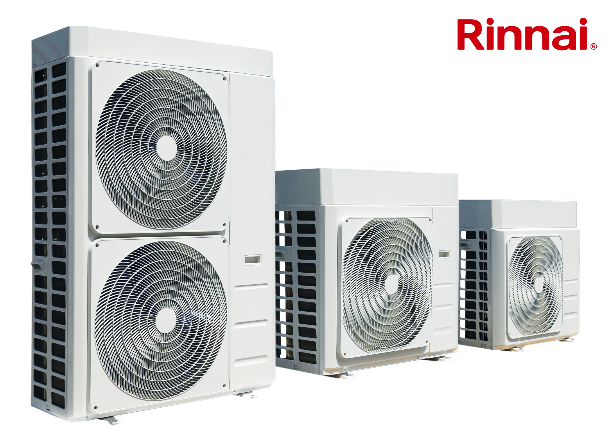 Range of Rinnai Air Source Heat Pumps