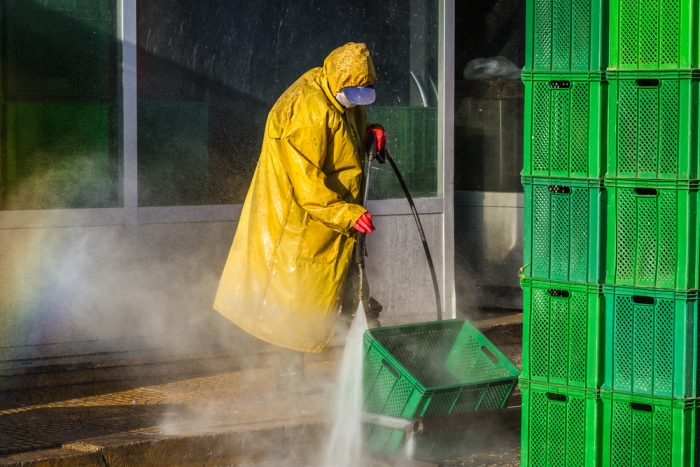 fisherman cleaning